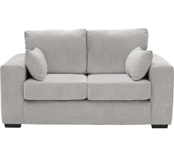 Buy Heart of House Eton 2 Seater Fabric Sofa Grey at Argos.co.uk