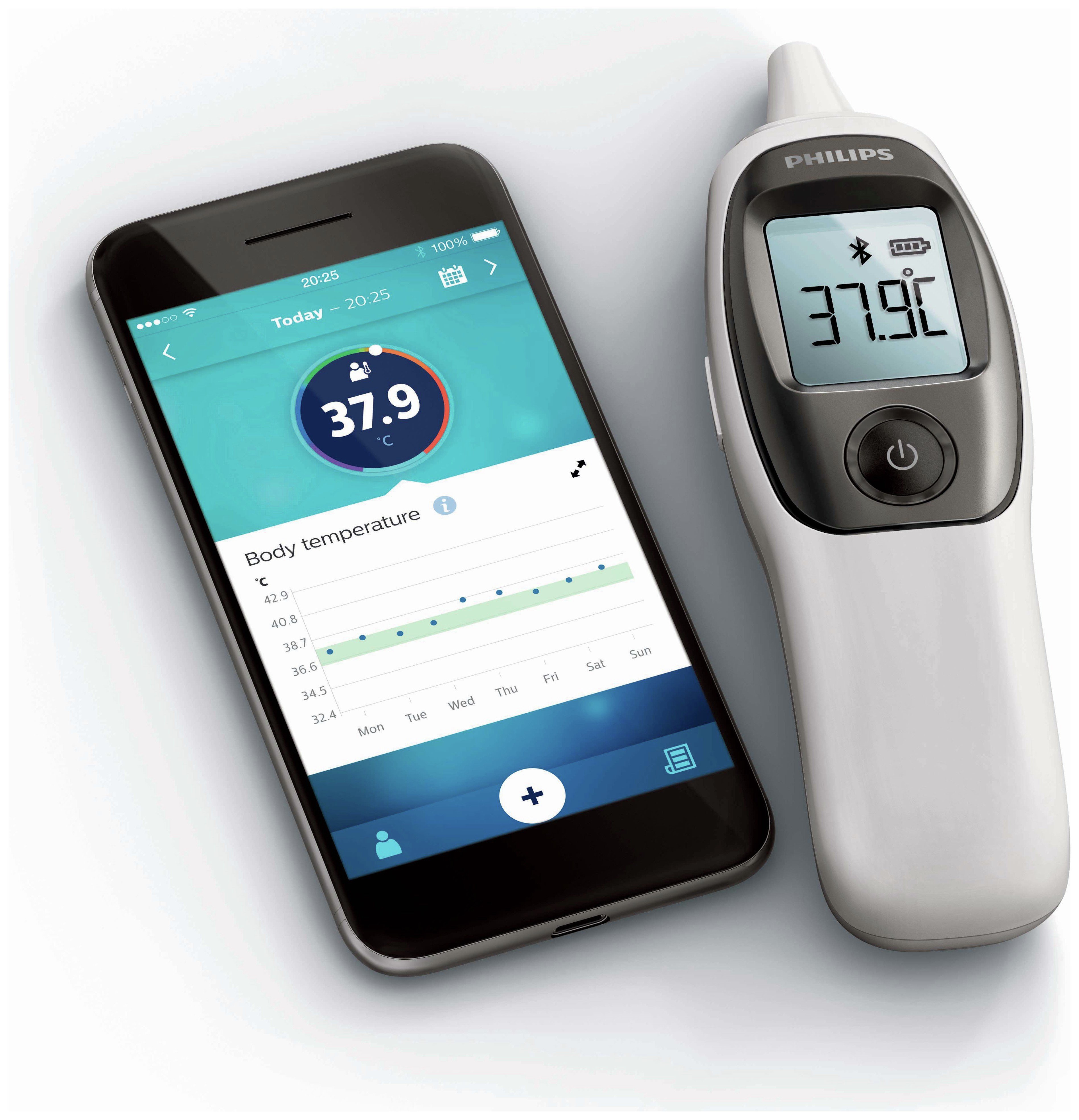 Philips DL8740 Connected Bluetooth Ear Thermometer.