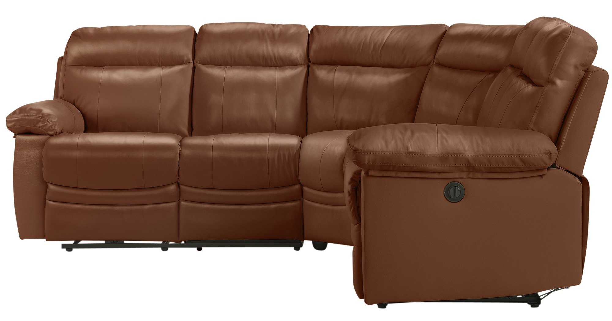 Collection - New Paolo Power Recliner Corner Sofa - Tan Review