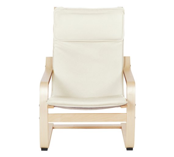 Buy HOME Bentwood Fabric Chair and Footstool Natural at Argos.co.uk