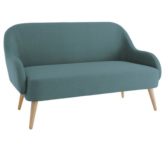 Buy Habitat Momo 2 Seater Fabric Tub Sofa - Teal at Argos.co.uk - Your Online Shop for Sofas 