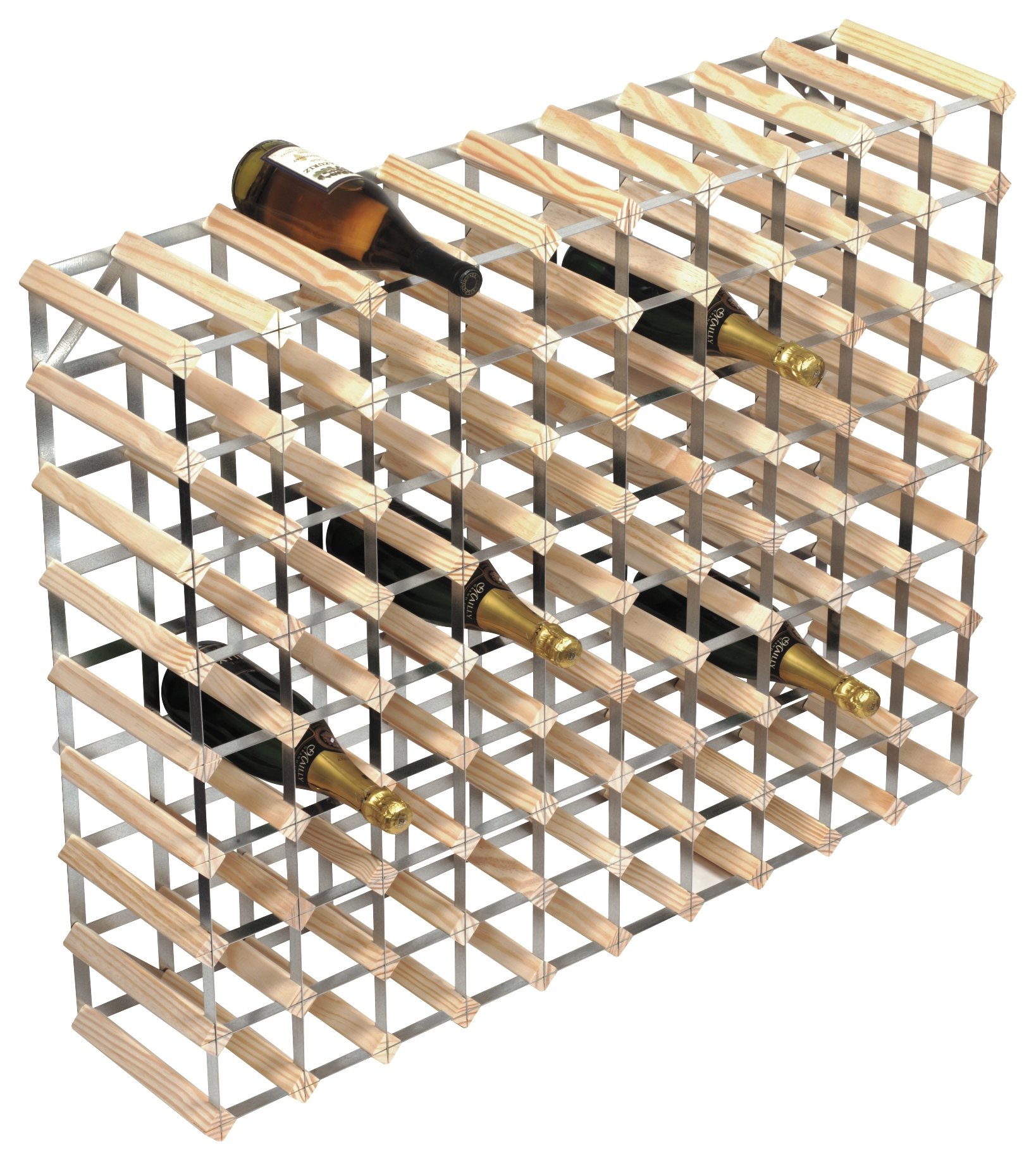 RTA - 90 Bottle Natural Pine Wine Rack Kit Review