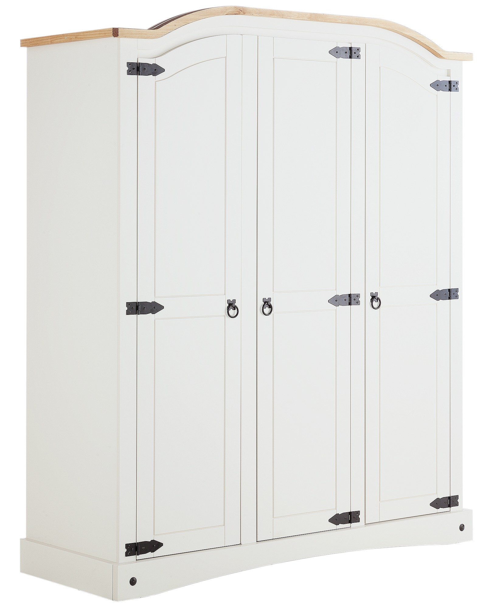 Buy Collection Puerto Rico 3 Door Wardrobe White Pine