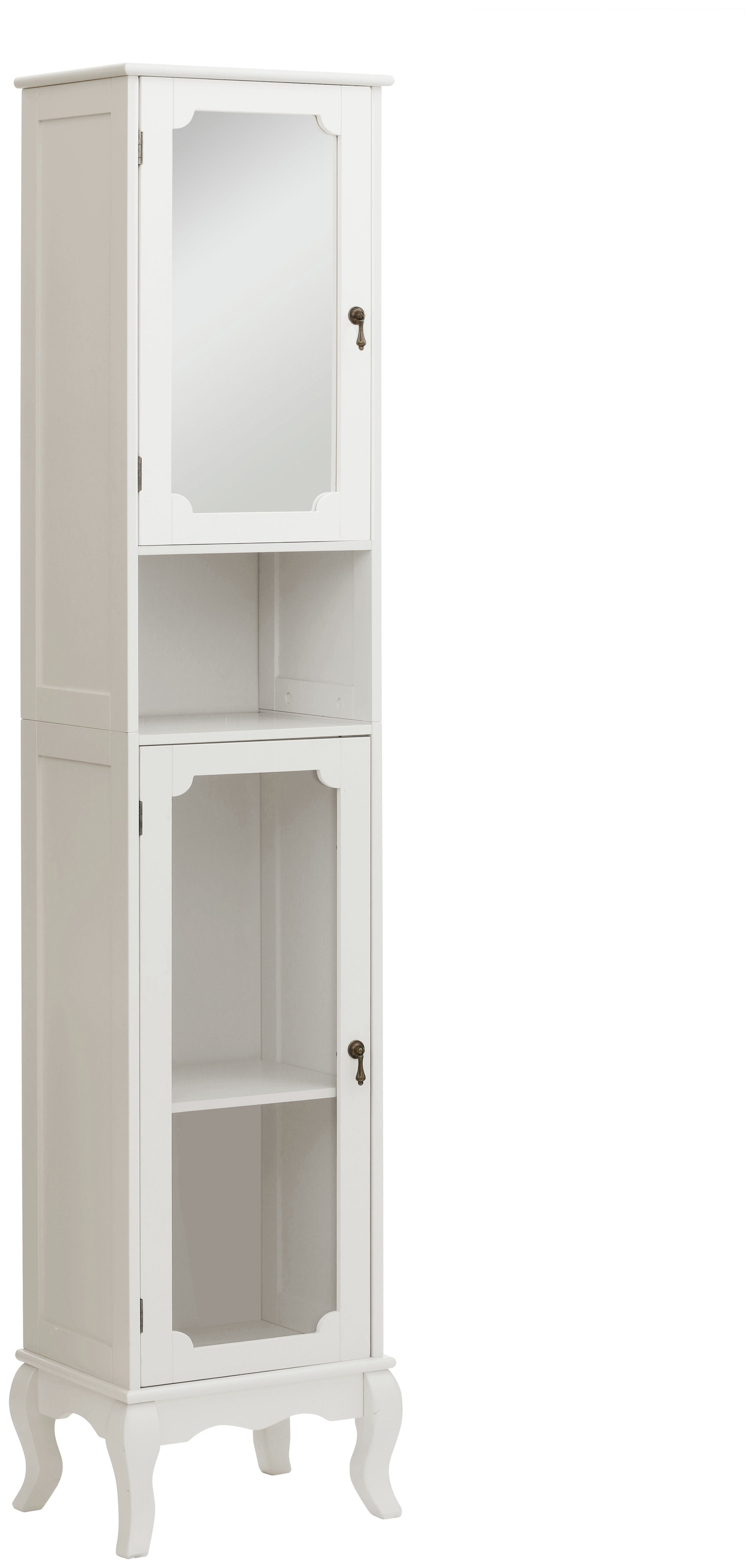 Premier Housewares Marcella Tall Cabinet - Ivory. Review