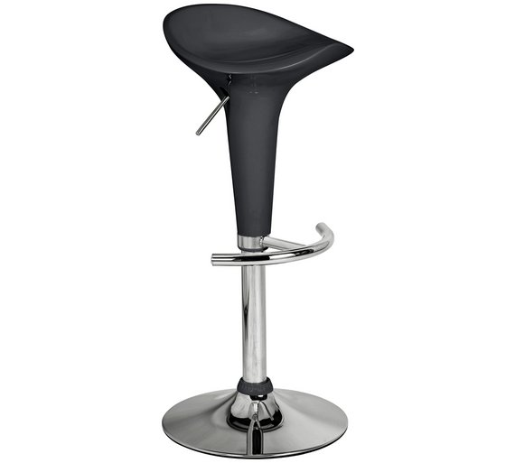 Buy ColourMatch Jet Black Gas Lift Bar Stool at Argos.co.uk Your