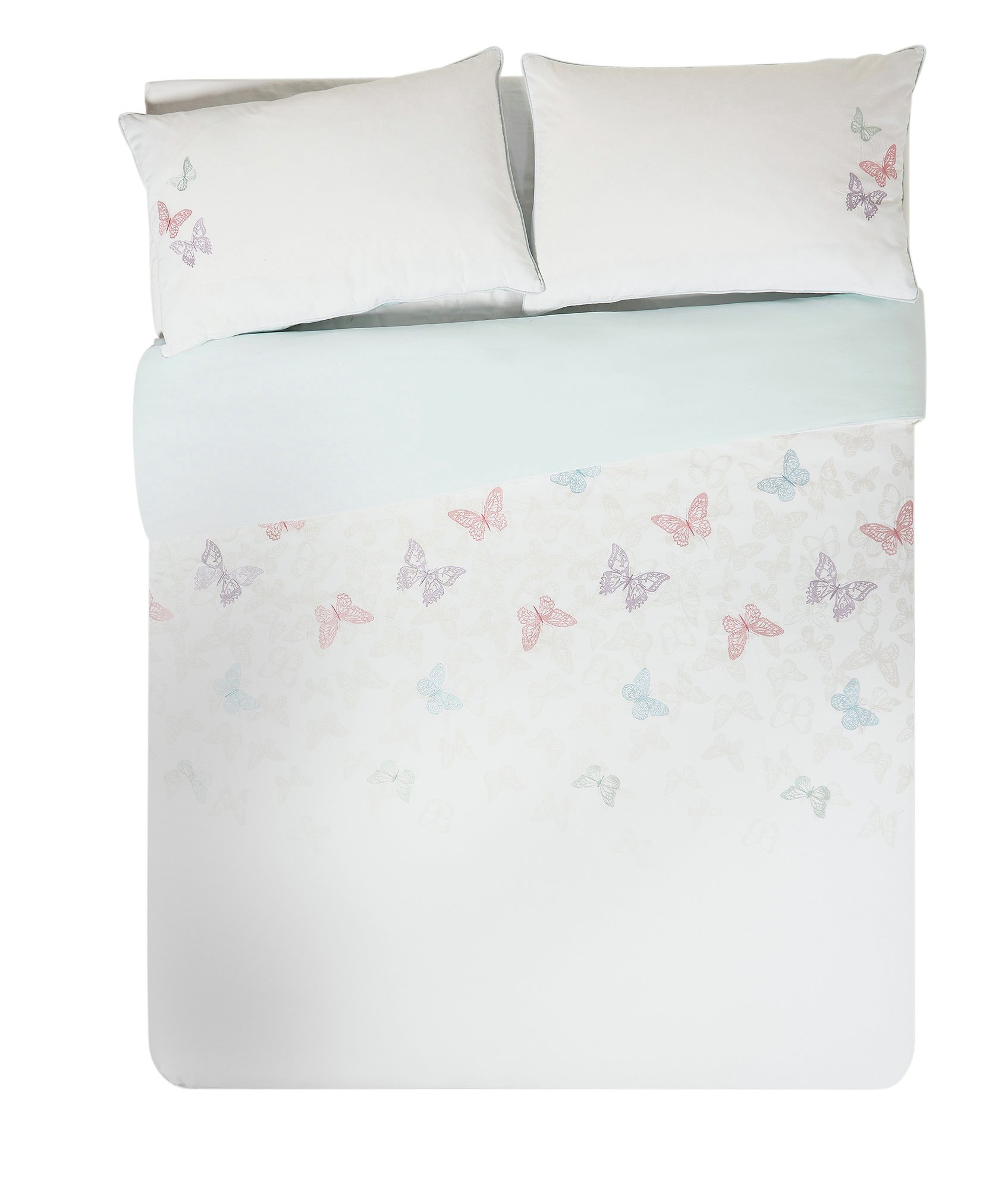 HOME Embroidered Butterflies Bedding Set - Double Review