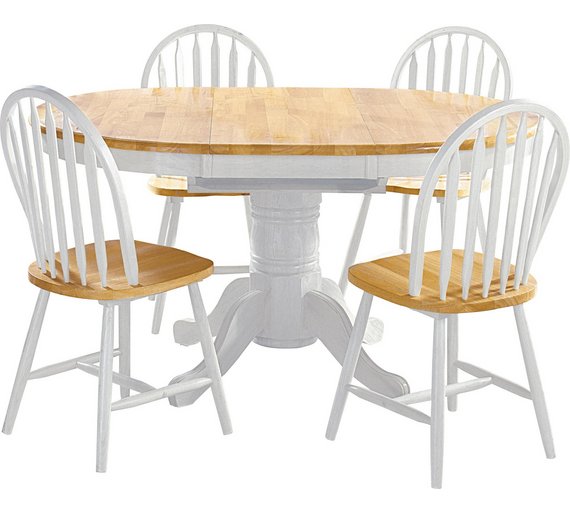 Buy Collection Kentucky Extendable Dining Table Two Tone at Argos.co