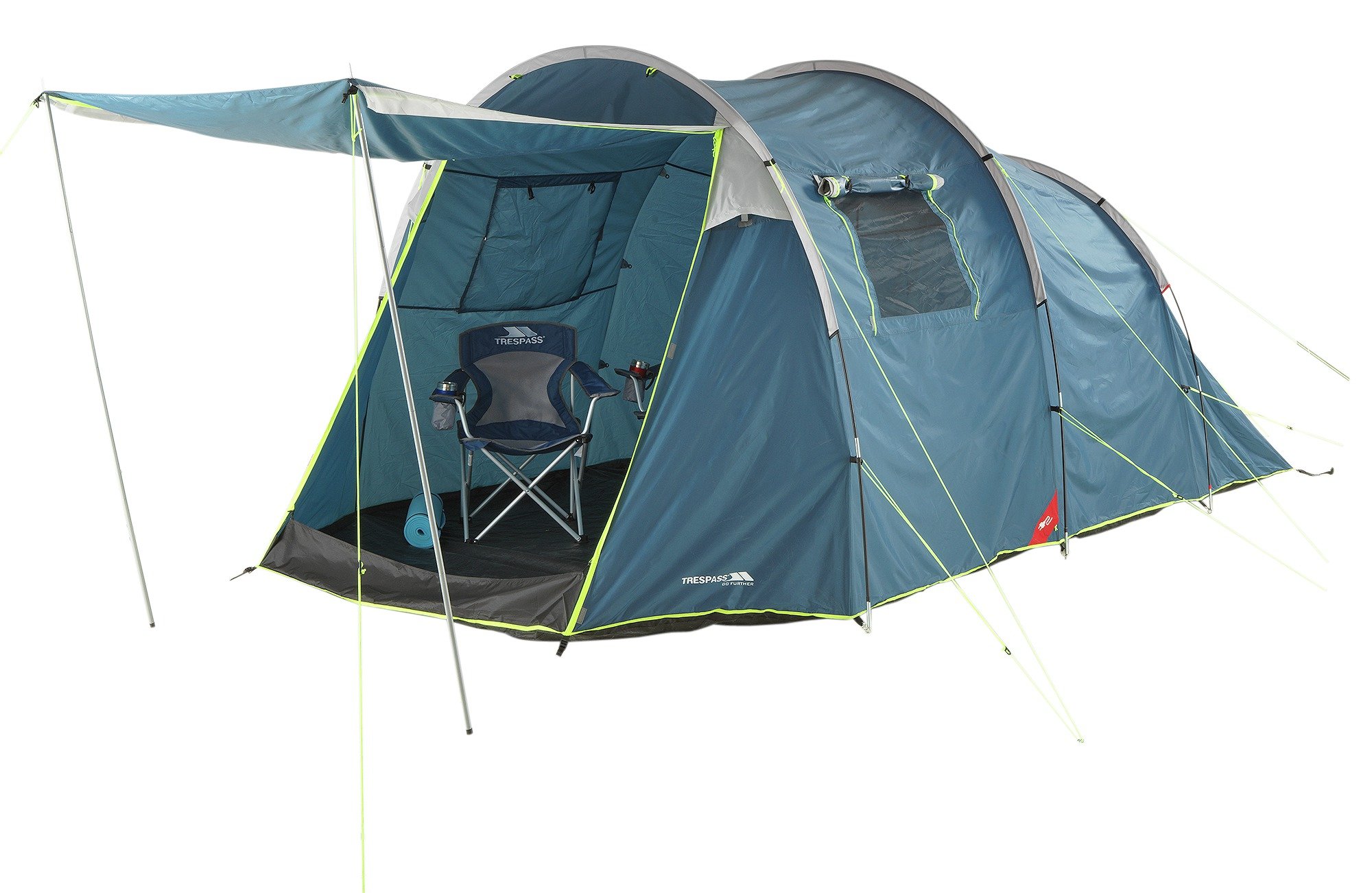 Trespass 4 Man Tent with Carpet Review