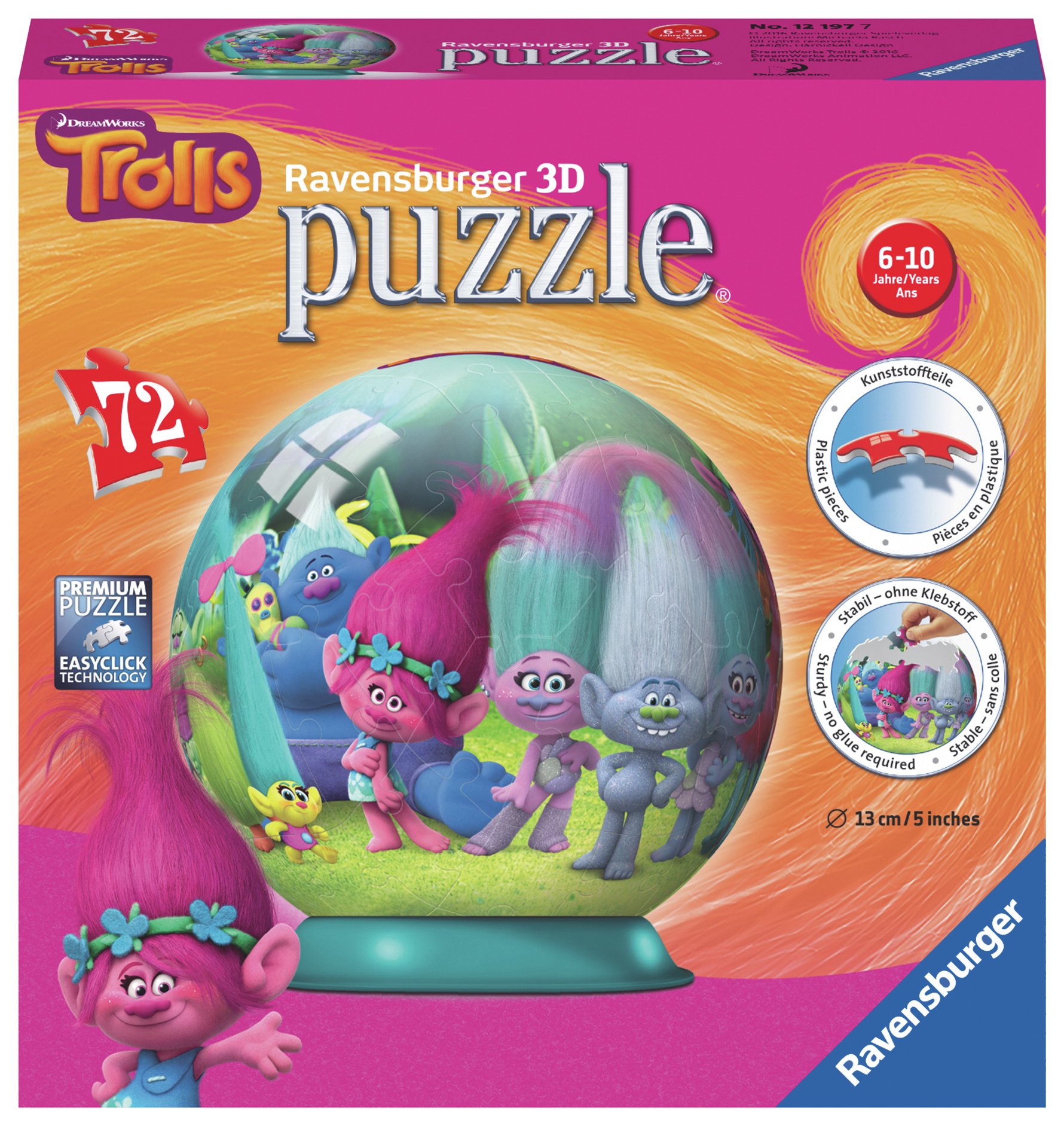 DreamWorks Trolls 72 Piece 3D Puzzle review