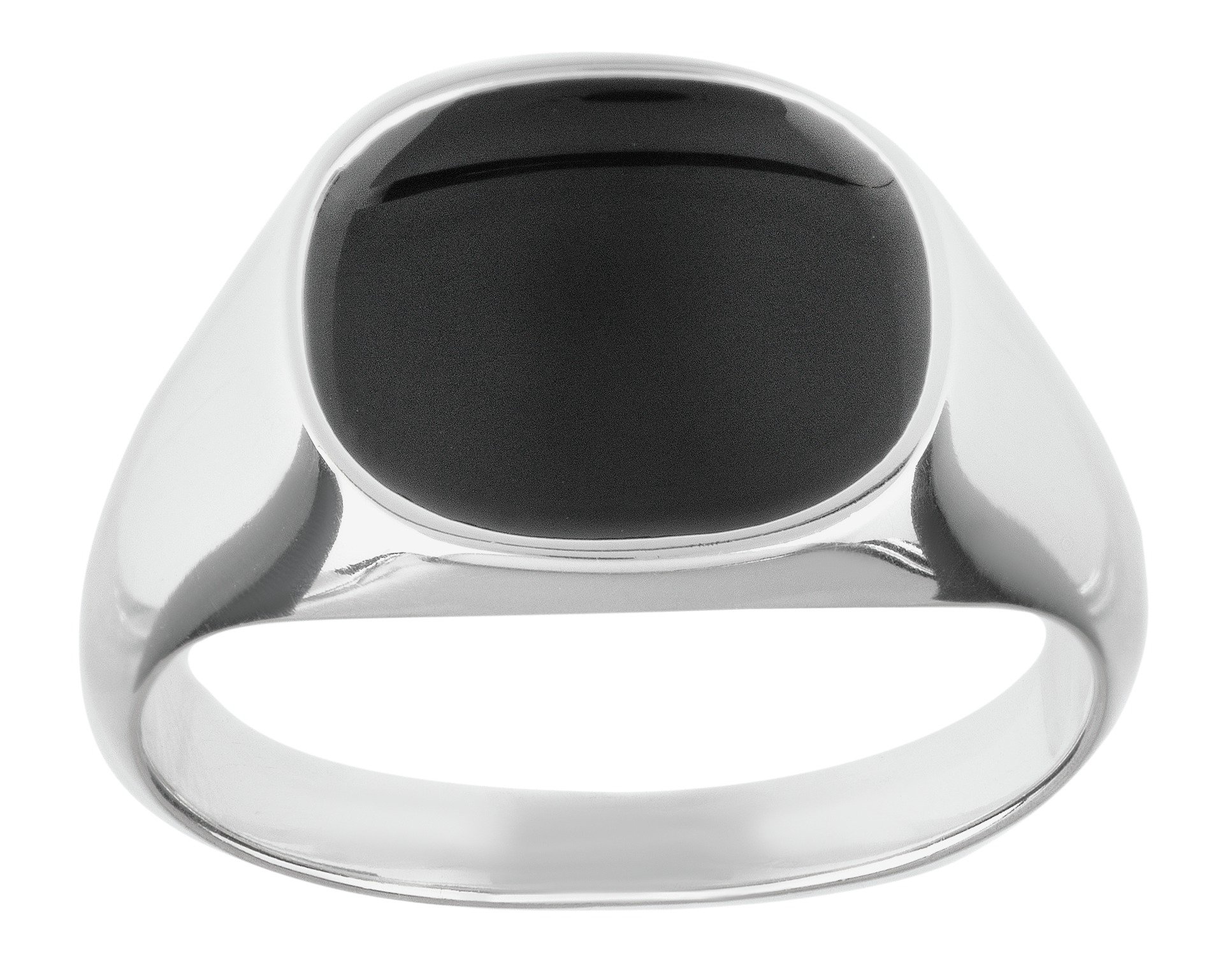 Revere Men's Sterling Silver Black Enamel Ring review