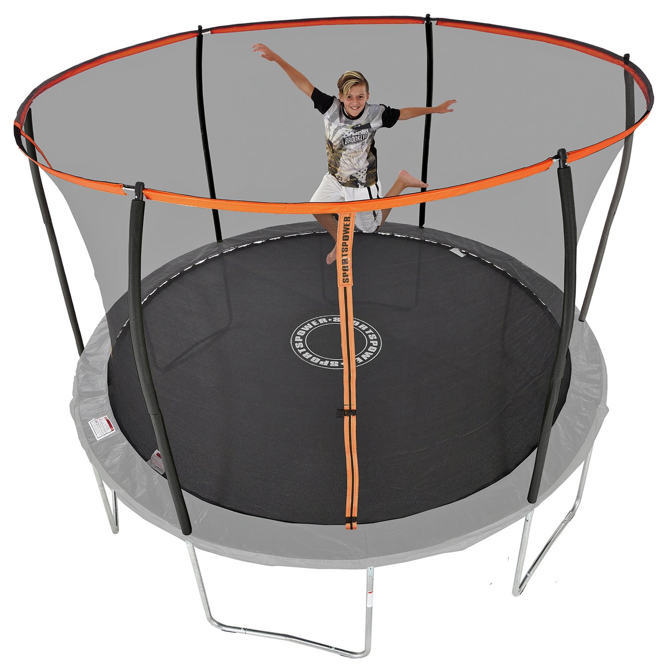 sportspower 12ft folding trampoline