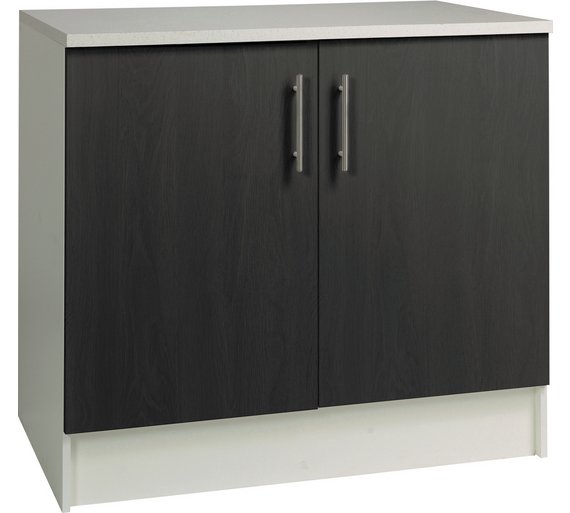 Buy Athina 1000mm Fitted Kitchen Base Unit Black at Argos.co.uk