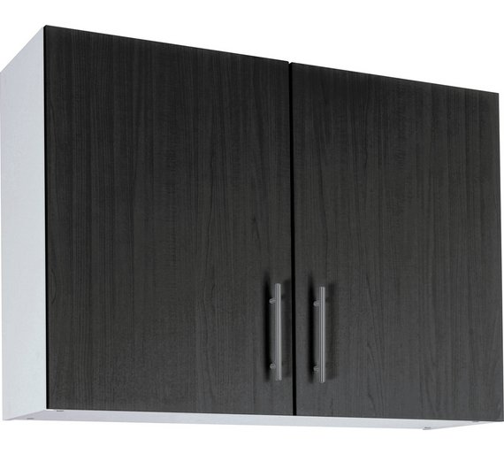 Buy Athina 1000mm Fitted Kitchen Wall Unit Black at Argos.co.uk