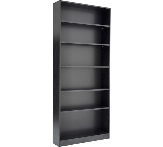 Buy HOME Maine Tall Wide Bookcase Black Ash at Argos.co.uk Your Online Shop for Bookcases