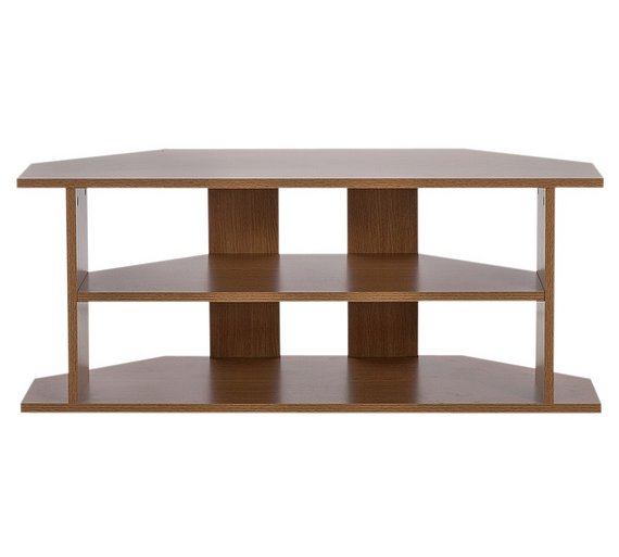 Buy HOME Large Corner TV Unit Oak Effect at Argos.co.uk Your Online Shop for Entertainment