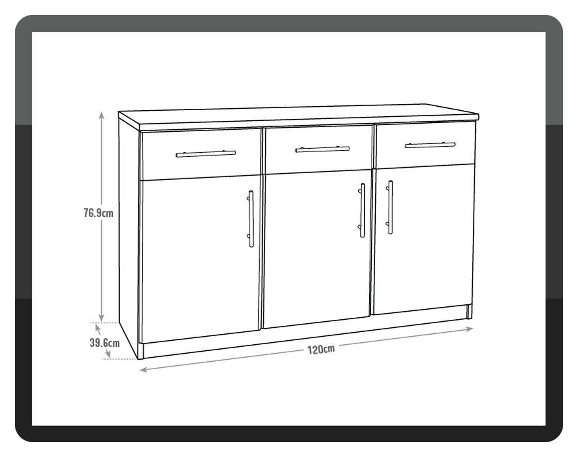 HOME Anderson 3 Door and 3 Drawer Sideboard review