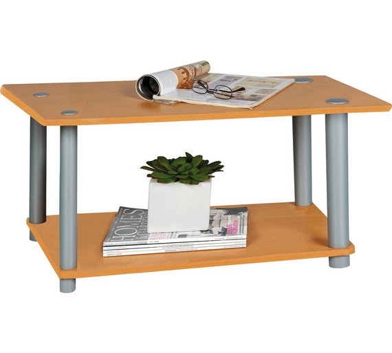 Buy HOME Verona 1 Shelf Coffee Table Beech Effect at Argos.co.uk