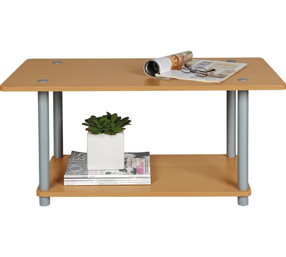 Buy HOME Verona 1 Shelf Coffee Table Beech Effect at Argos.co.uk