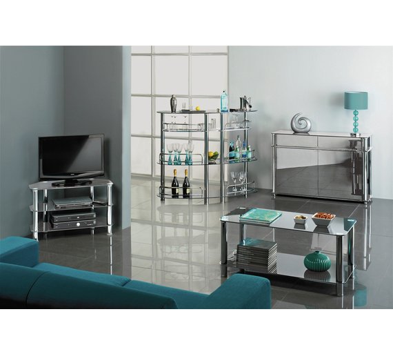 Buy HOME Matrix TV Unit Clear Glass at Argos.co.uk Your Online Shop