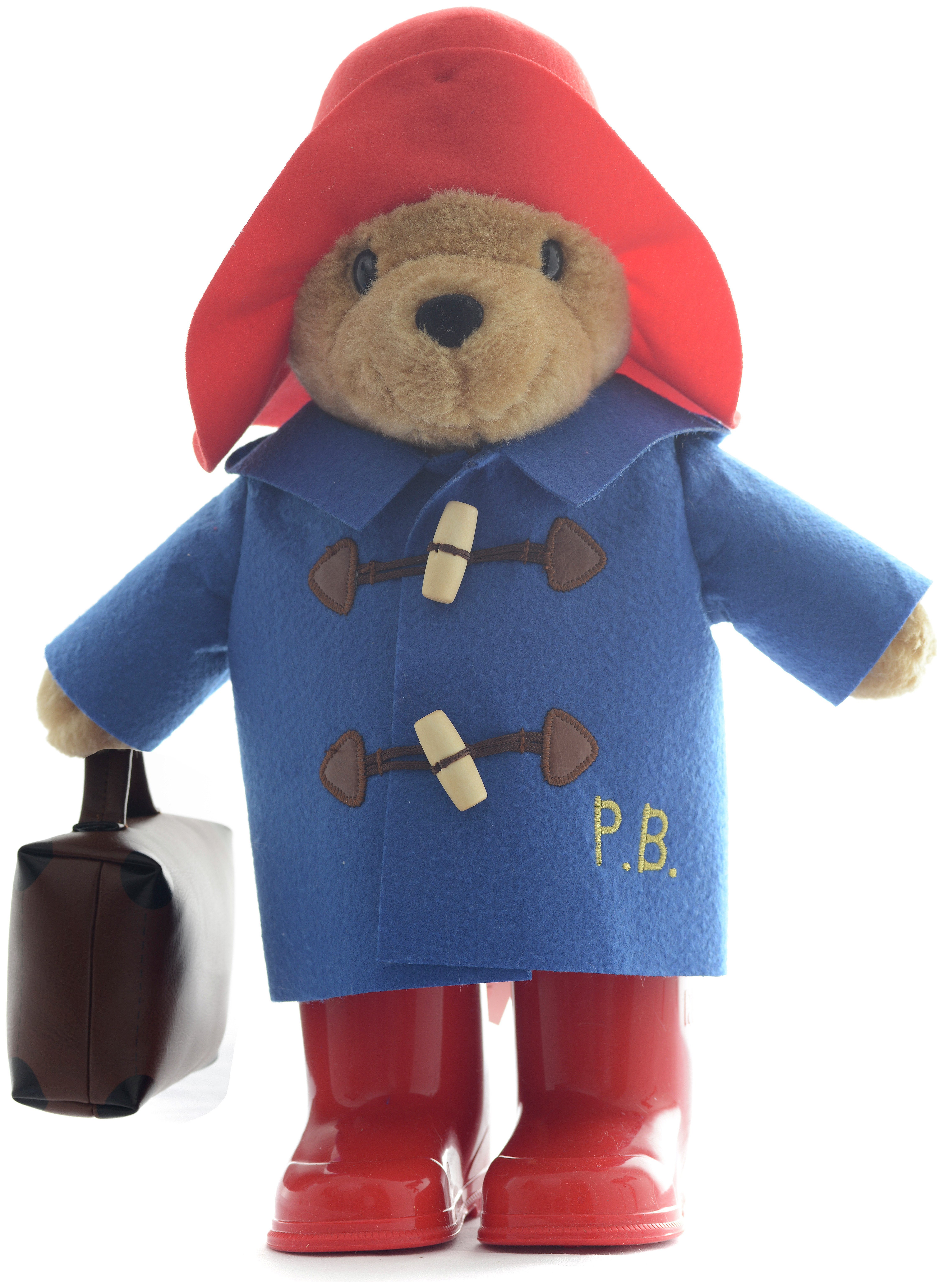 'Paddington Bear -large Classic With Boots & Suitcase