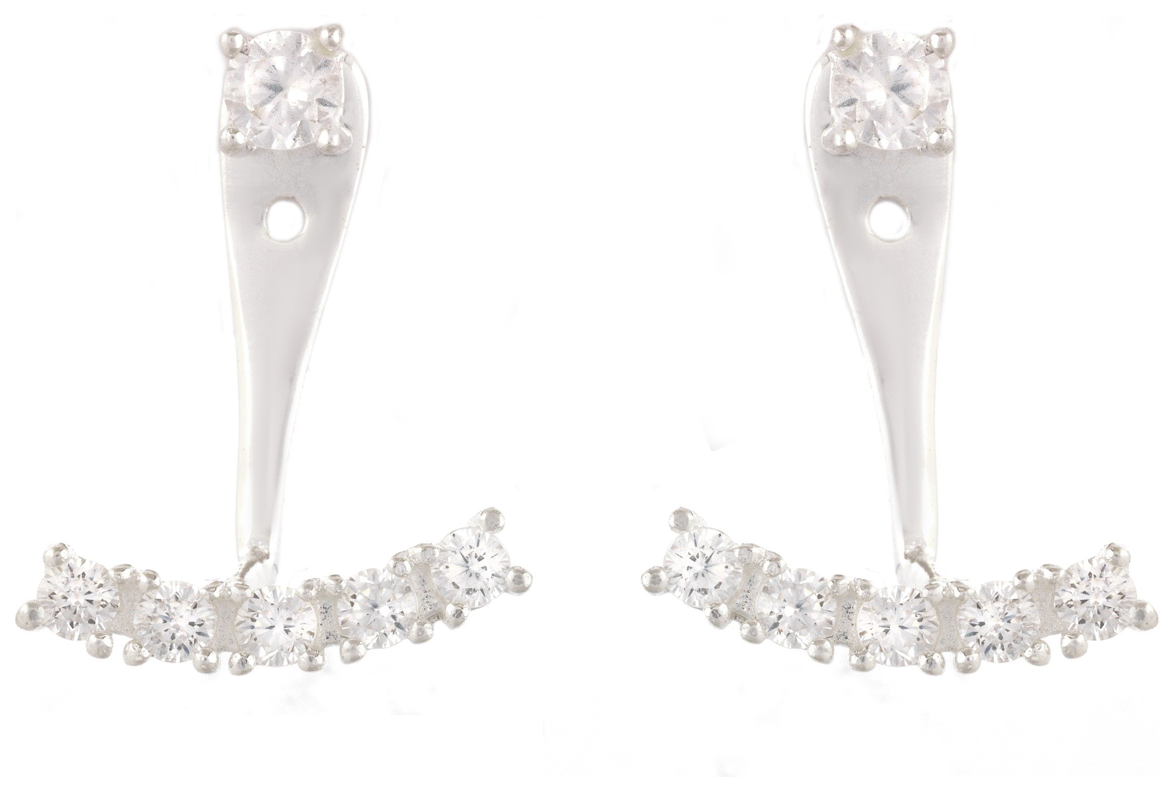 Revere Sterling Silver Cubic Zirconia Ear Jackets Review