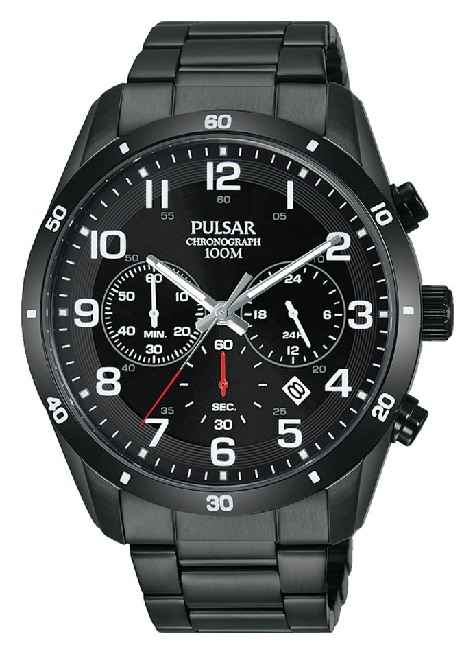 Pulsar Men's Black Ion Plated Chronograph Watch Review