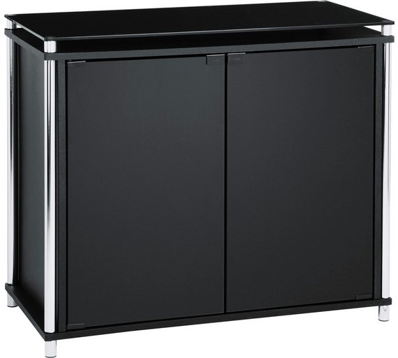 Buy HOME Matrix 2 Door Sideboard Black Glass at Argos.co.uk Your