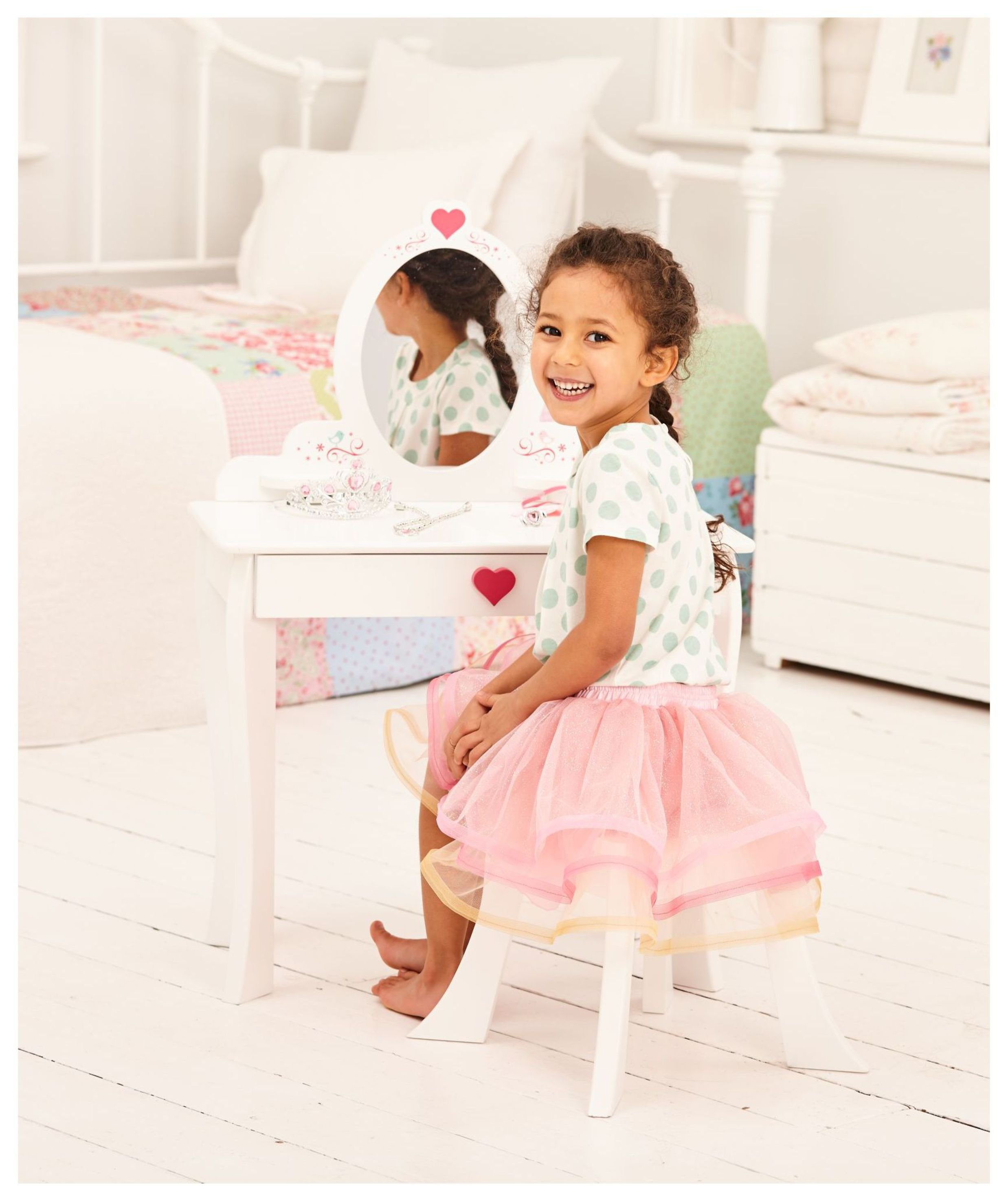 ELC Wooden Dressing Table and Stool Set. review