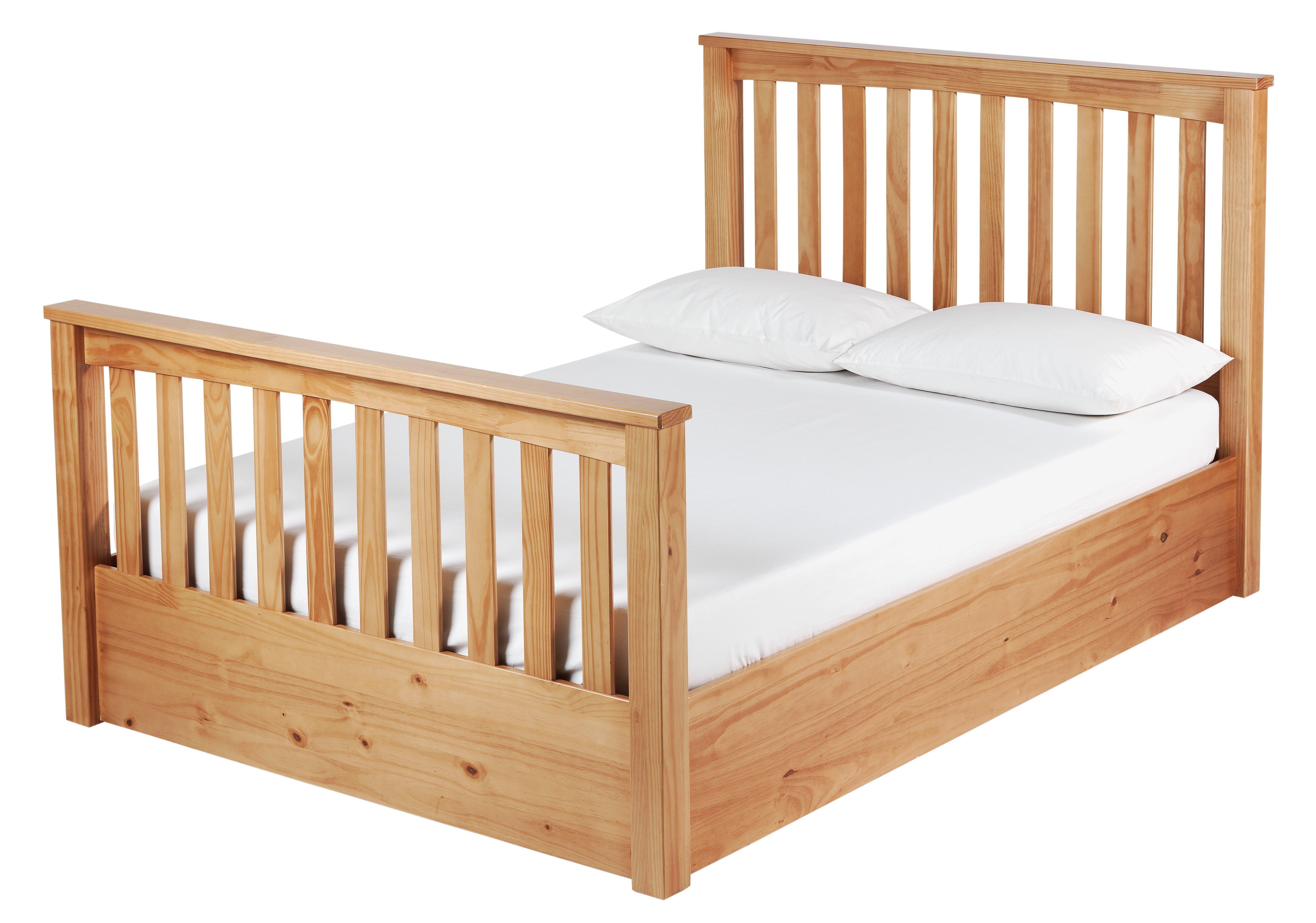 Collection - Maximus Oak Stained Ottoman - Bed Frame - Double Review