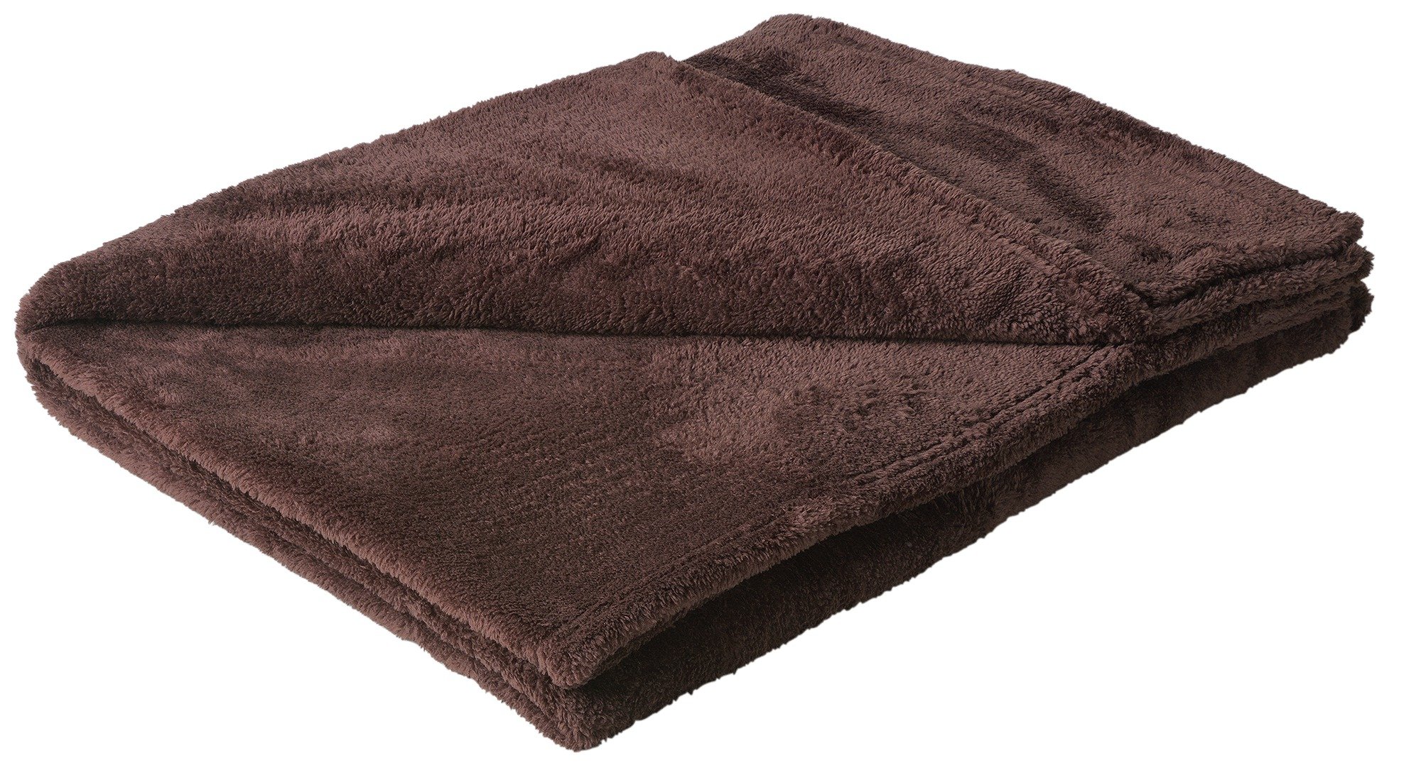 Review of HOME Soft Fleece Throw Chocolate