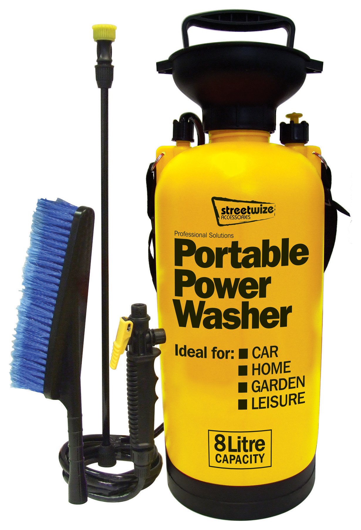 Review of Streetwize Portable Power Washer 8 Litre.