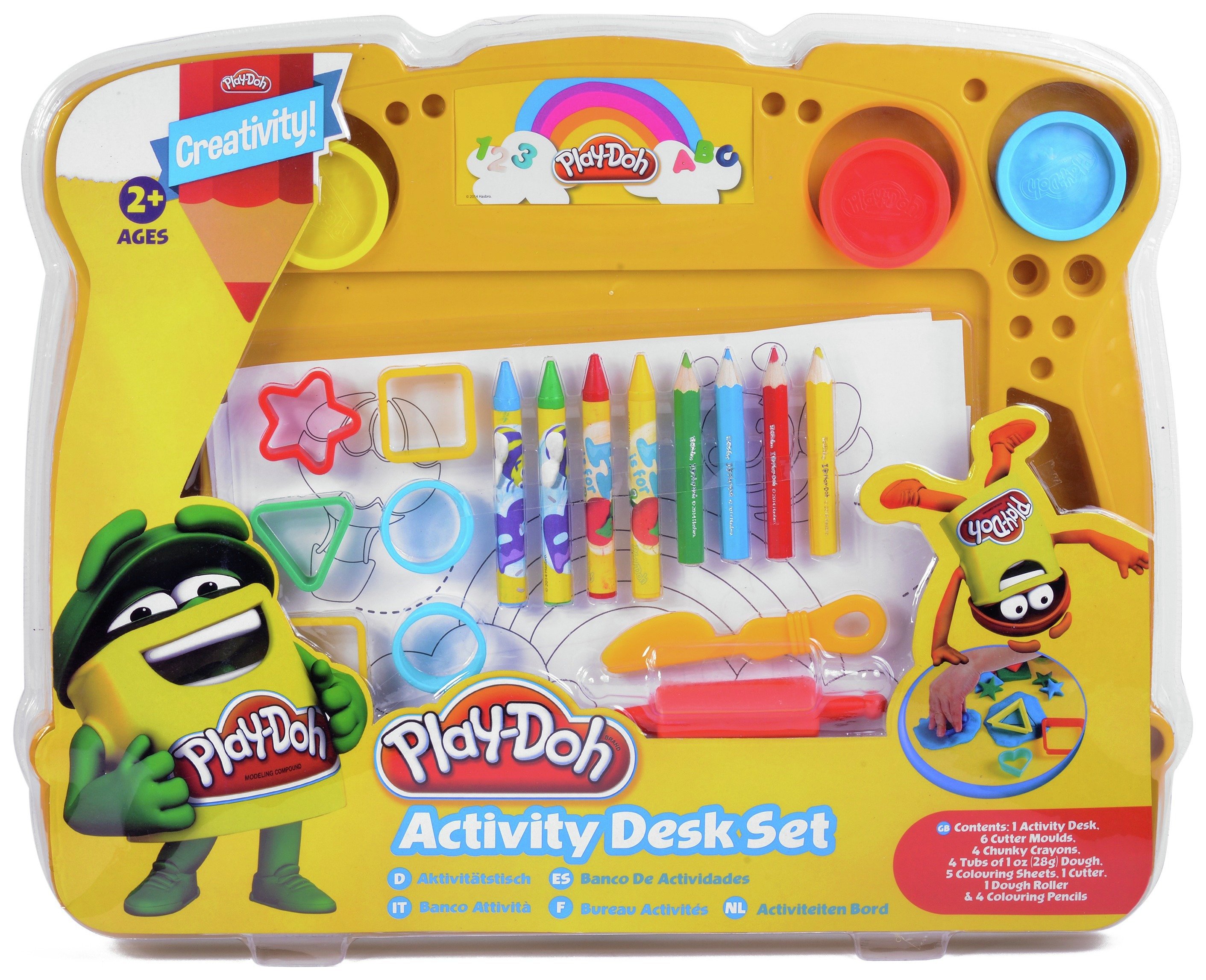 Review of PlayDoh Activity Desk Set.