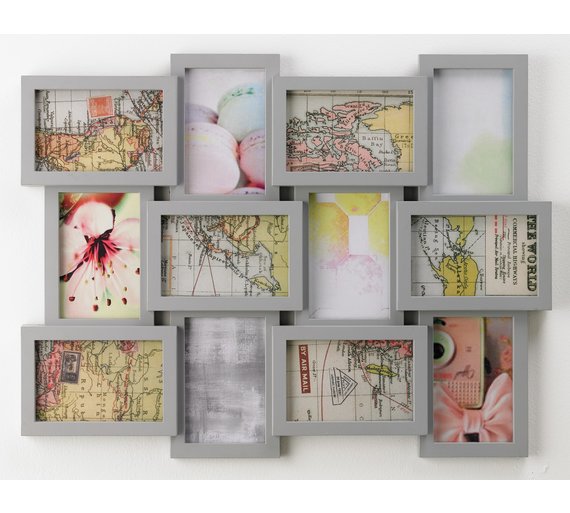 Buy HOME 12 Aperture Photo Frame Grey at Argos.co.uk Your Online