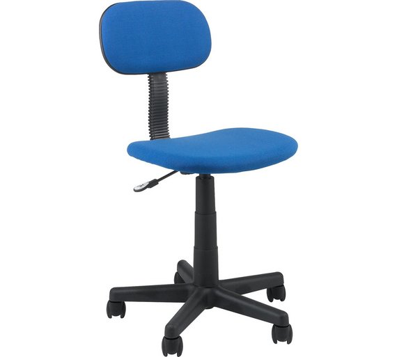 Buy Gas Lift Height Adjustable Office Chair Blue at Argos.co.uk