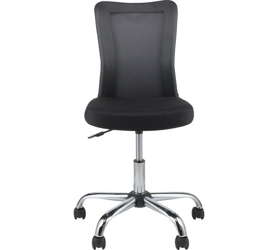 Buy HOME Reade Mesh Gas Lift Adjustable Office Chair Black at Argos