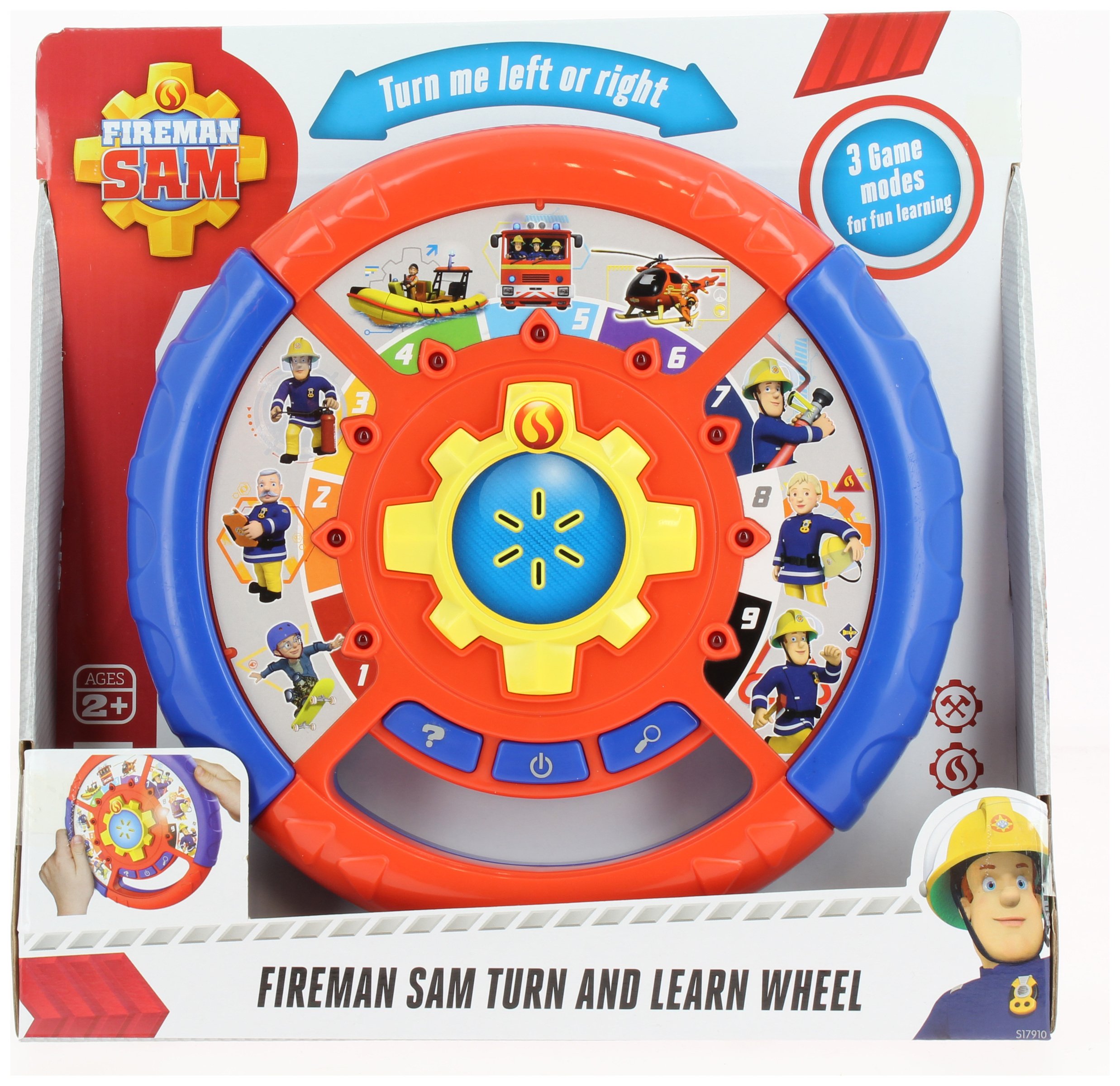 Fireman Sam Turn and Learn Wheel. review