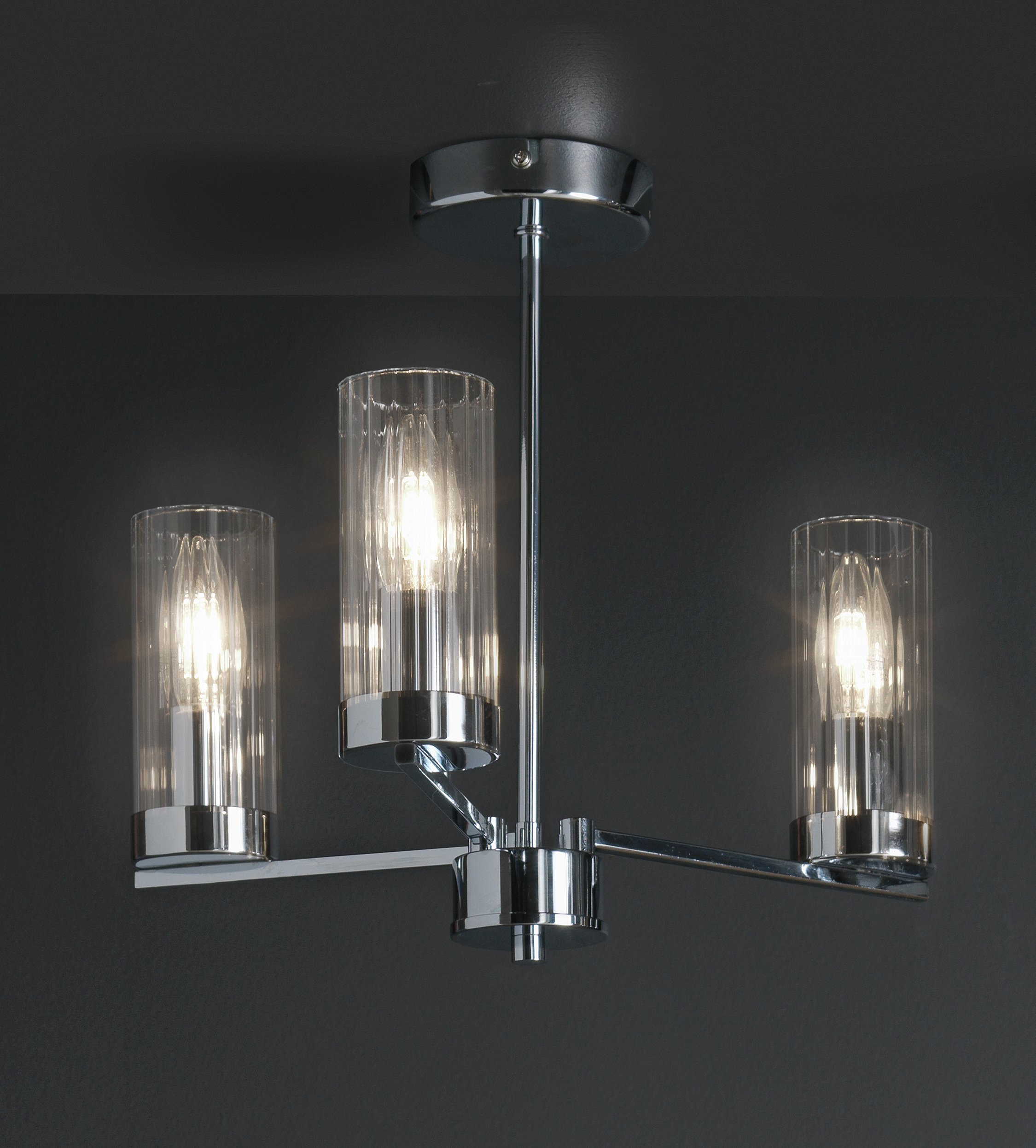 Heart of House Prism Wall Light Chrome