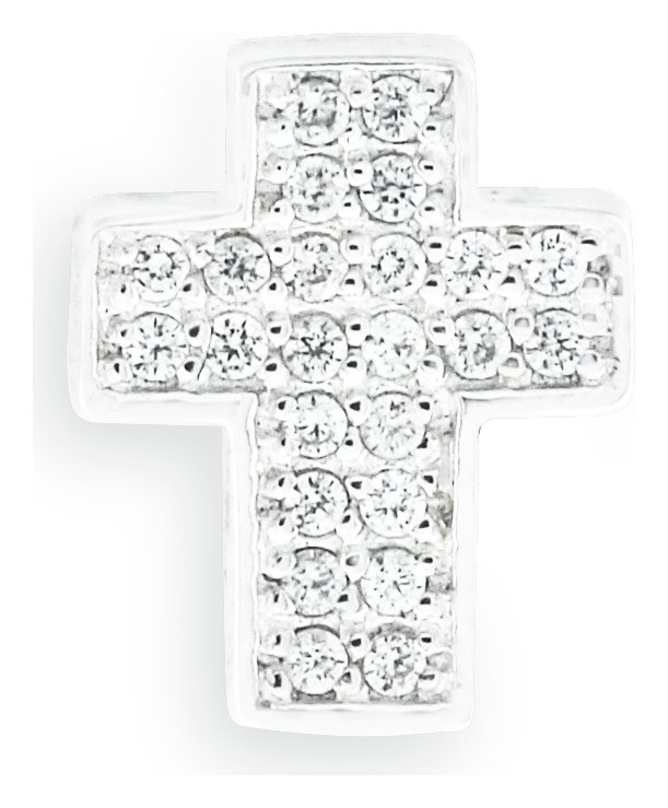 Domain Sterling Silver Cross Cubic Zirconia Stud Earring Review