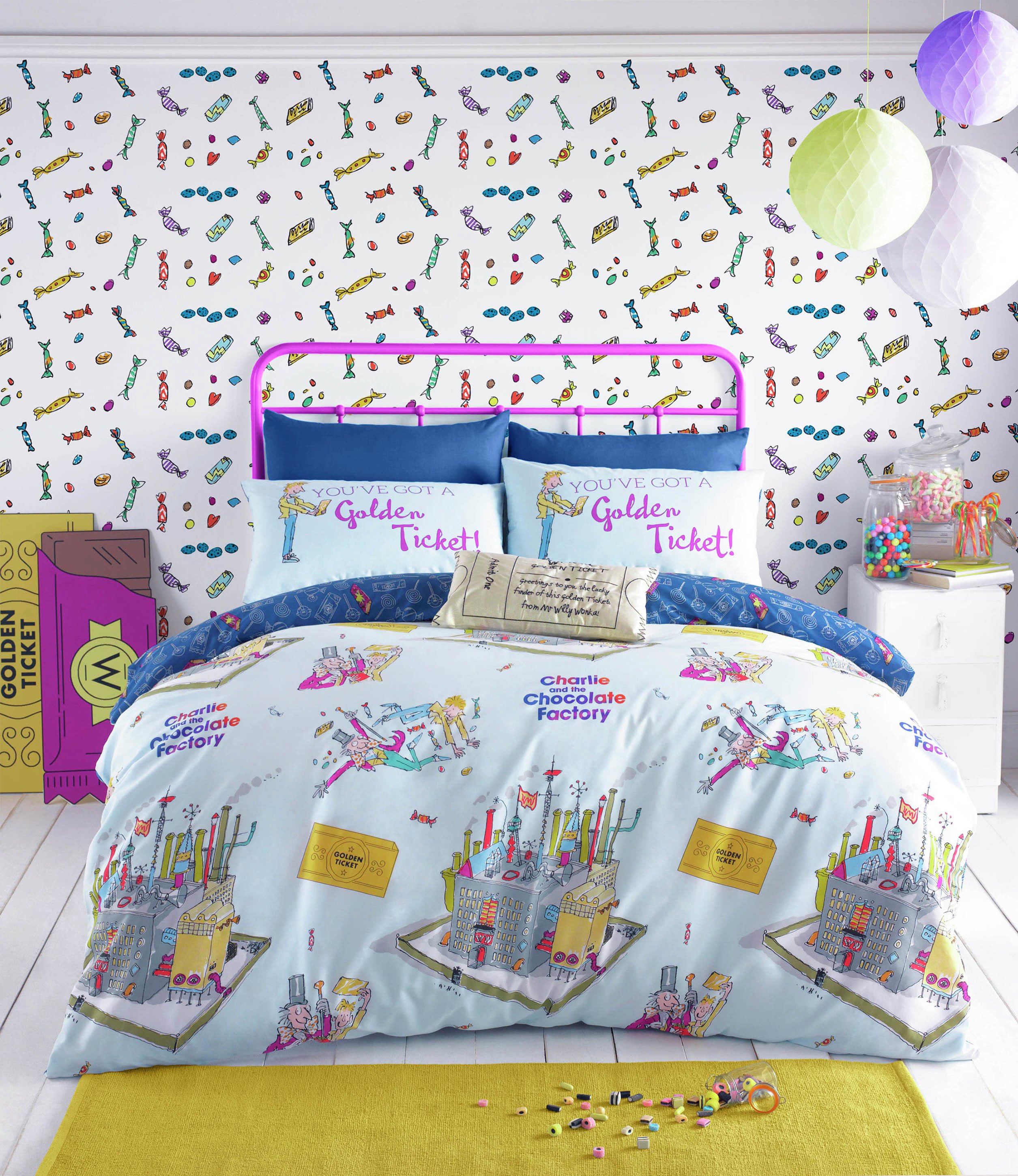 Roald Dahl Willy Wonka Bedding Set review