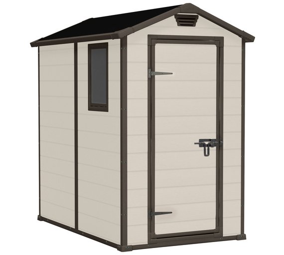 Buy Keter Manor Apex 6x4 Plastic Shed at Argos.co.uk Your Online Shop
