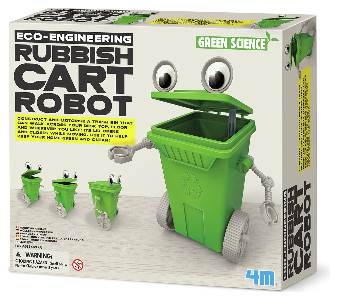 4M Green Science Eco Engineering Rubbish Cart Robot review