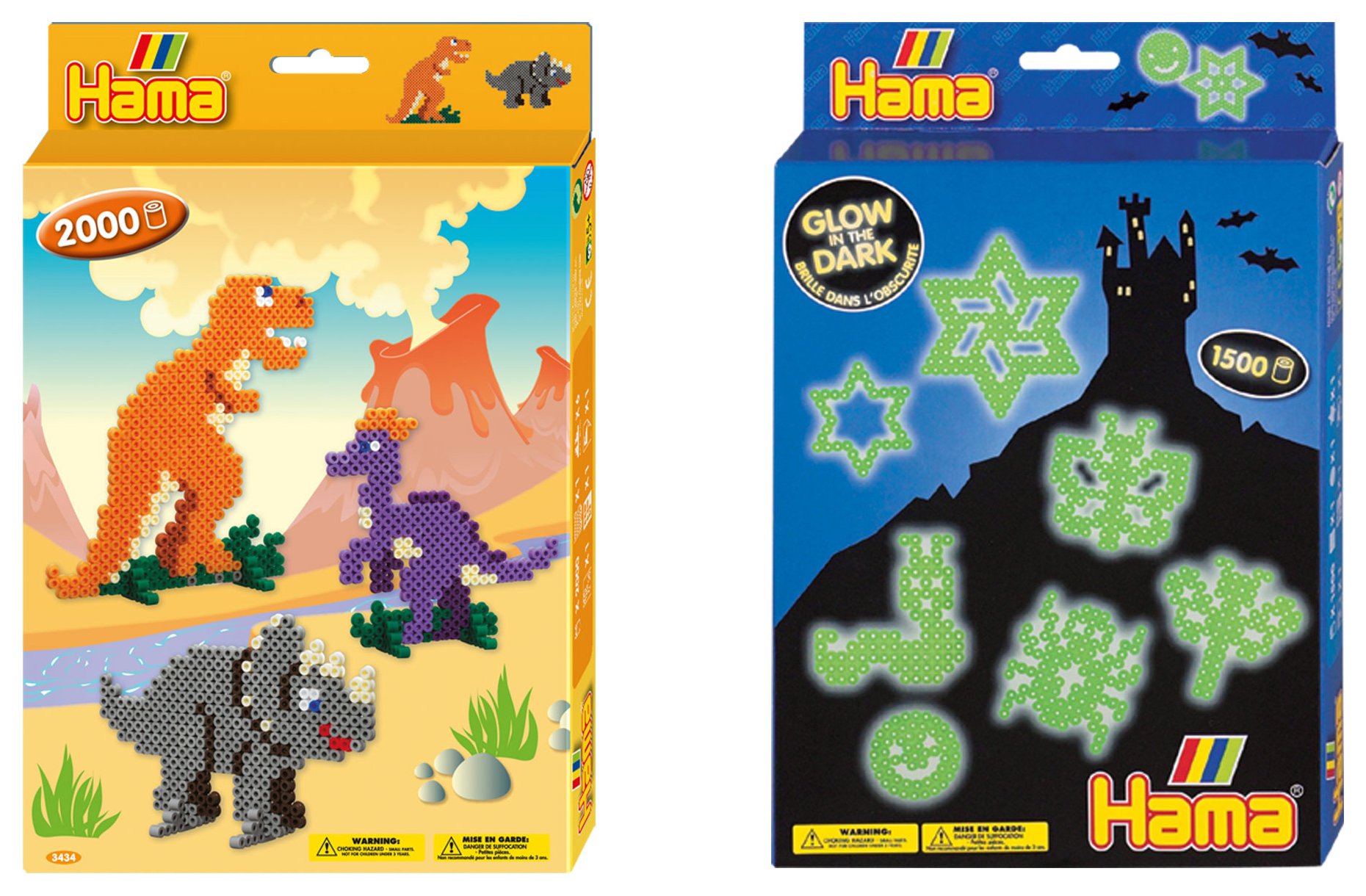 Hama Beads Hanging Box Set Dinosaur Glow Review