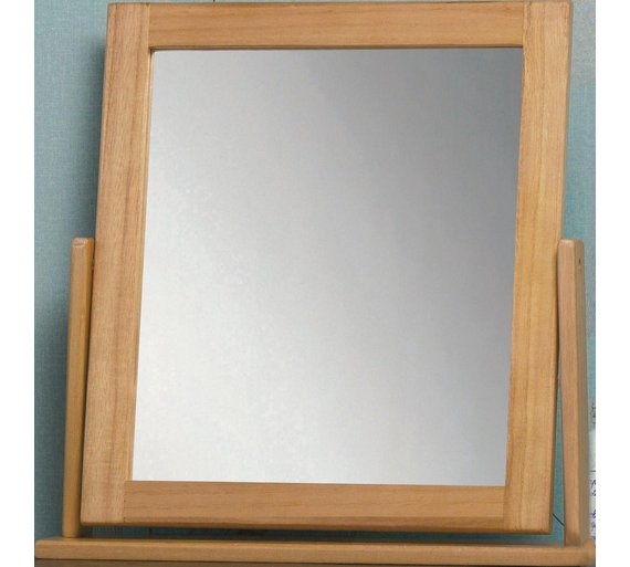 Buy HOME Square Dressing Table Mirror Oak Effect at Argos.co.uk