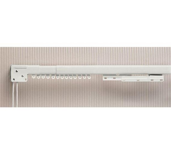 Buy HOME Extendable PreCorded Metal Curtain Track White at Argos.co.uk Your Online Shop for