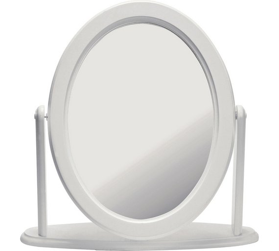 Buy HOME Oval Dressing Table Mirror White at Argos.co.uk Your
