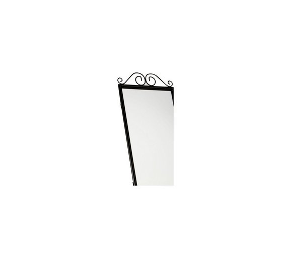 Buy HOME Scroll Freestanding Cheval Mirror Black at Argos.co.uk Your Online Shop for Mirrors