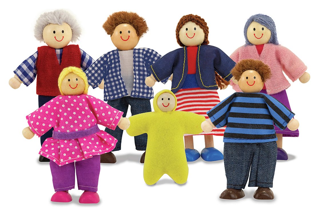 Melissa and Doug Wooden Doll Family. Review