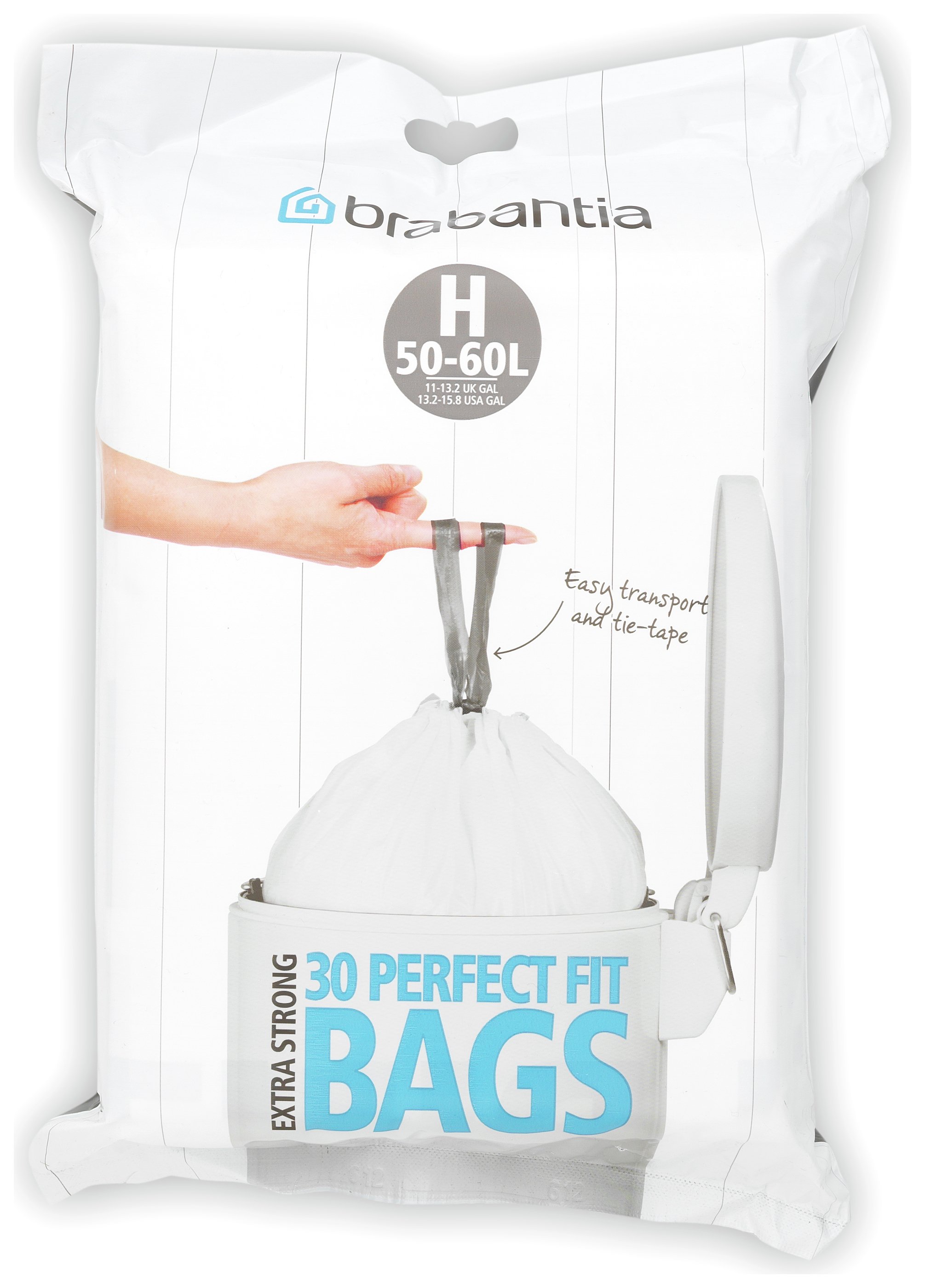 Review of Brabantia 60 Litre Perfect Fit Bin Bags Size H Pack of 30