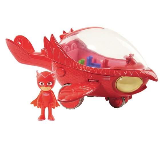 Buy Pj Masks Deluxe Owlette Vehicle With 3 Inch Figure At Uk Your Online Shop For