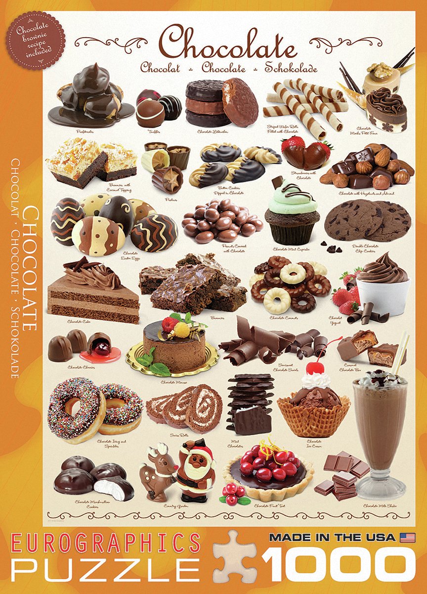 Eurographics - 1000 Piece - Chocolate Puzzle. Review